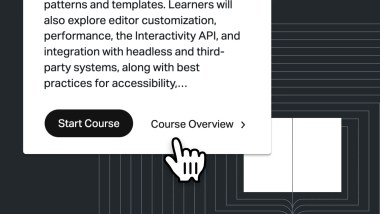 VIP Learn course dashboard