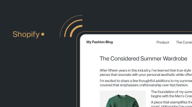 example of how shopify data is used within remote data blocks