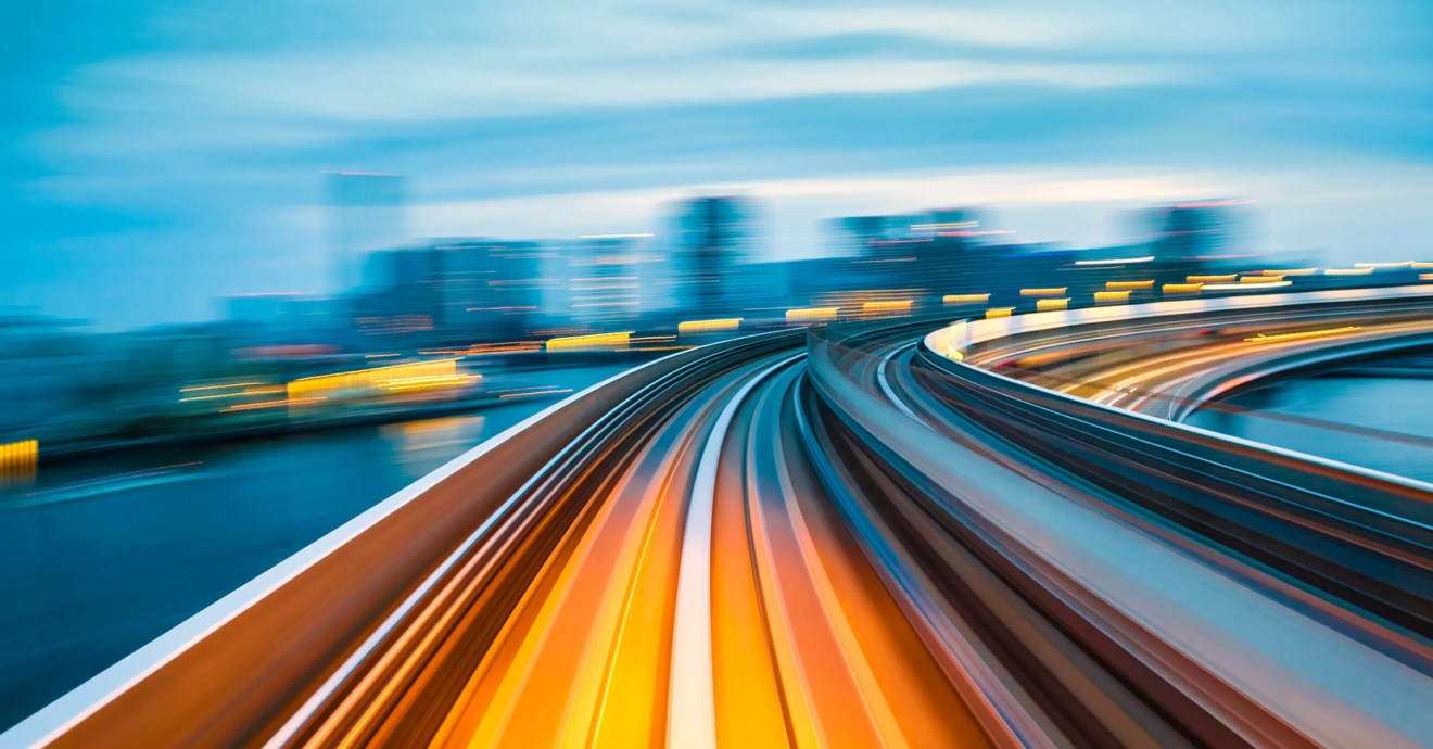 A motorway in slow motion
