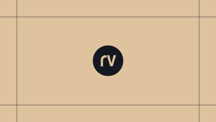 Rareview logo on a gold background, framed by thin black lines.