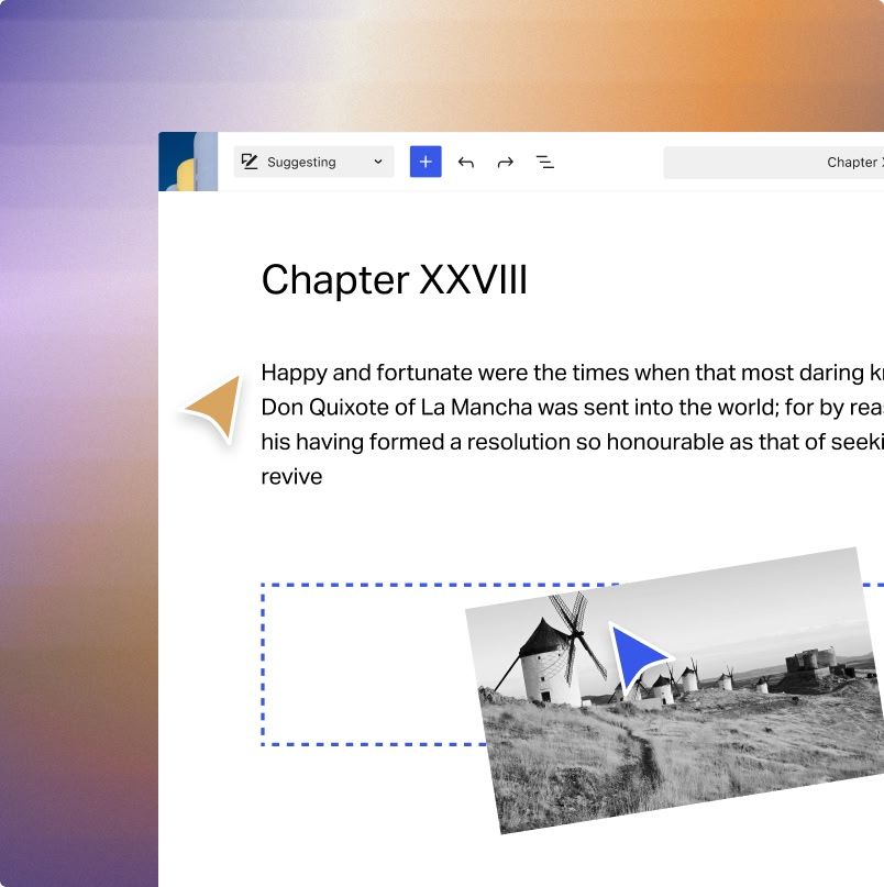 WordPress editor interface with collaborative content editing and image placement tools, illustrating how service partners streamline enterprise publishing workflows and content migration projects.