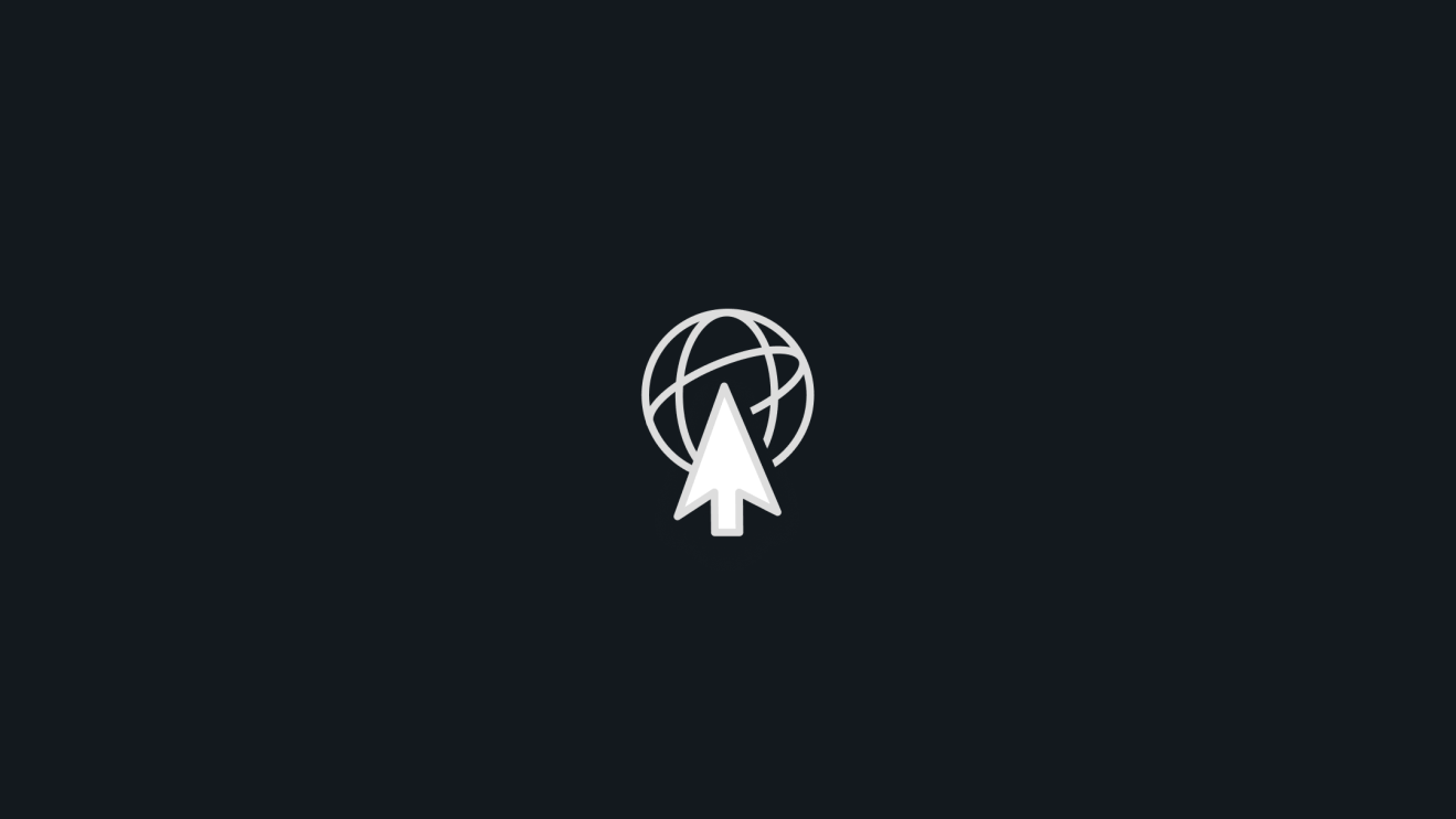 A white globe and arrow cursor icon on a dark gray background, representing Generic HTTP integration.