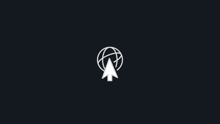 A white globe and arrow cursor icon on a dark gray background, representing Generic HTTP integration.