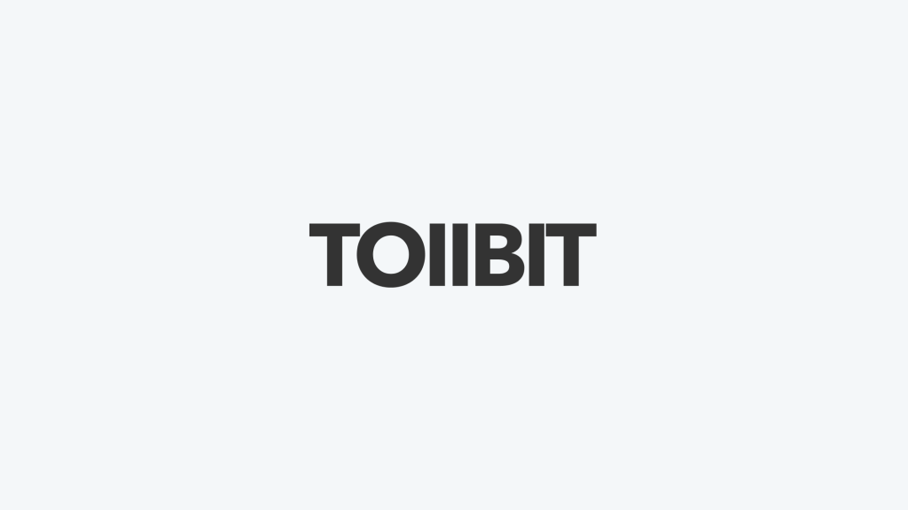 The word TOIIBIT in bold, black capital letters on a light gray background.
