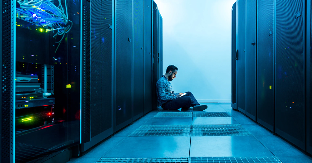 man sitting in hallway avoiding a CMS disaster